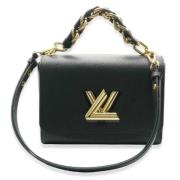 Pre-owned Leather louis-vuitton-bags Louis Vuitton Vintage , Black , D...