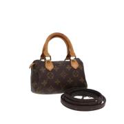 Pre-owned Canvas louis-vuitton-bags Louis Vuitton Vintage , Brown , Da...