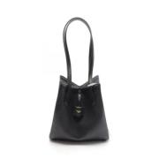 Pre-owned Leather shoulder-bags Fendi Vintage , Black , Dames