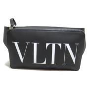 Pre-owned Leather crossbody-bags Valentino Vintage , Black , Dames