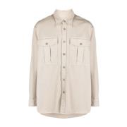 Crowsey Shirt Dries Van Noten , Beige , Heren