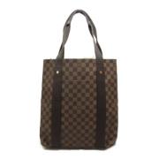 Pre-owned Canvas handbags Louis Vuitton Vintage , Brown , Dames