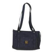 Pre-owned Canvas shoulder-bags MCM Pre-owned , Black , Dames