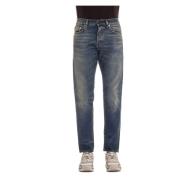 Slim Tokyo Jeans in puur katoen Haikure , Blue , Heren