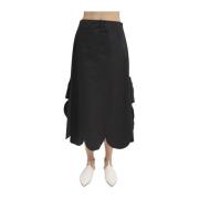 Stijlvolle Rok voor Vrouwen MeiMeiJ , Black , Dames