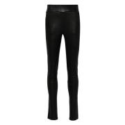 Eden Stretch Leren Broek Arma , Black , Dames