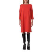 Koraalrode Elegante Jurk Liviana Conti , Red , Dames