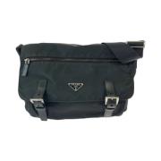 Pre-owned Canvas crossbody-bags Prada Vintage , Black , Dames