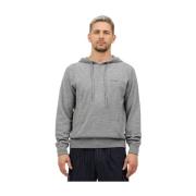 Geborduurd logo hoodie Willbur sweatshirt MC2 Saint Barth , Gray , Her...