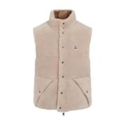 Beige Gilet Vest Moncler , Beige , Heren