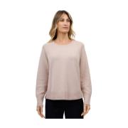 Ronde hals trui Gran Sasso , Pink , Dames