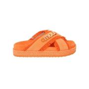 Crisscross slippers oranje Mou , Orange , Dames