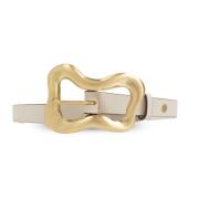 Leren riem Greige Rag & Bone , Beige , Dames