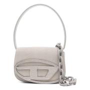 Stijlvolle Schoudertas Diesel , Beige , Dames