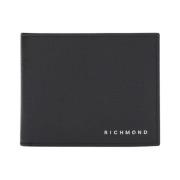 Portemonnee met logo John Richmond , Black , Heren