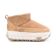 Suède Gevoerde Enkellaarzen UGG , Brown , Dames