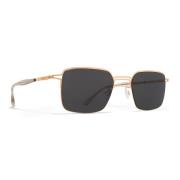 Alcott Zonnebril in Champagne Goud/Donkergrijs Mykita , Yellow , Unise...