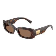 Designer zonnebril Dg4479 in bruin Dolce & Gabbana , Brown , Dames