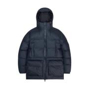 Waterdichte Winter Puffer Jas Rains , Black , Dames