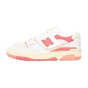 Witte en roze damessneakers jaren 90 stijl New Balance , Multicolor , ...