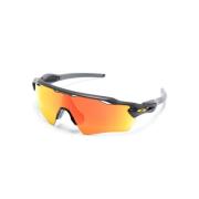 Oranje Shield Zonnebril met Prizm Lens Oakley , Orange , Unisex