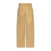 Broek met logo Jil Sander , Beige , Heren