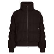 Bomber IN IN Bubble UP Gebreid add , Black , Dames