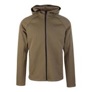 Bruine Rits Hoodie Extra Warm Colmar , Brown , Heren