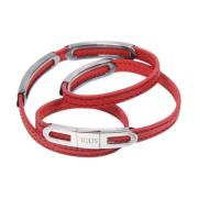 Rode Double T Wrap Armband Tod's , Red , Dames