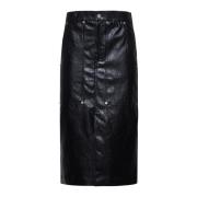 Zwarte Rok Angele-Gb Stijl Isabel Marant Étoile , Black , Dames