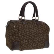 Pre-owned Canvas handbags Celine Vintage , Brown , Dames