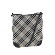 Pre-owned Nylon shoulder-bags Burberry Vintage , Black , Dames