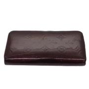 Pre-owned Leather wallets Louis Vuitton Vintage , Brown , Dames