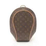 Pre-owned Canvas backpacks Louis Vuitton Vintage , Brown , Dames