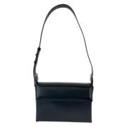 Pre-owned Leather shoulder-bags Salvatore Ferragamo Pre-owned , Black ...