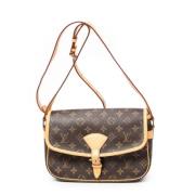 Pre-owned Canvas shoulder-bags Louis Vuitton Vintage , Brown , Dames