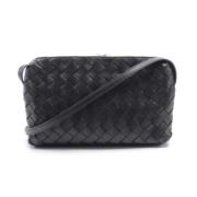 Pre-owned Leather shoulder-bags Bottega Veneta Vintage , Black , Dames