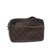 Pre-owned Canvas louis-vuitton-bags Louis Vuitton Vintage , Brown , Da...