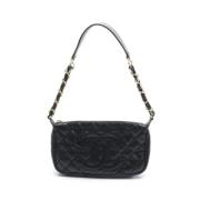 Pre-owned Fabric chanel-bags Chanel Vintage , Black , Dames