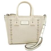 Pre-owned Canvas handbags Jimmy Choo Pre-owned , Beige , Dames