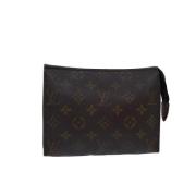 Pre-owned Canvas handbags Louis Vuitton Vintage , Brown , Dames