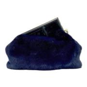 Pre-owned Fur fendi-bags Fendi Vintage , Blue , Dames