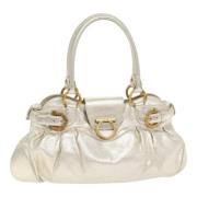 Pre-owned Leather handbags Salvatore Ferragamo Pre-owned , Yellow , Da...