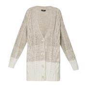 Beige Wol en Alpaca Vest Liu Jo , Beige , Dames