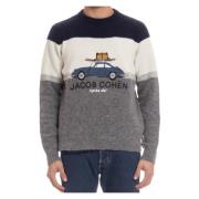 Bergvakantie Thema Zacht Garen Sweater Jacob Cohën , Multicolor , Here...