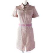 Pre-owned Cotton dresses Hermès Vintage , Pink , Dames