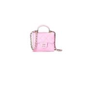 Pre-owned Fabric chanel-bags Chanel Vintage , Pink , Dames