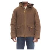 Bruine Blazerjas Italiaanse Wol Fleece Manifattura Ceccarelli , Brown ...