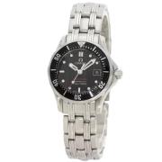 Pre-owned Stainless Steel watches Omega Vintage , Black , Dames