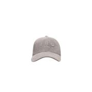 Ribfluwelen pet met geborduurd logo IRO , Gray , Dames